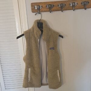 Patagonia Tan Fleece Vest